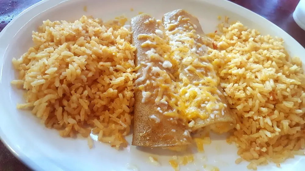 Enchiladas with Rice